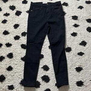 Frame Denim size 27  Black skinny Jeans